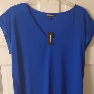 Express Women's Vibrant Blue Blouse
